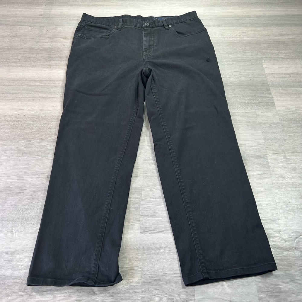 Roark Relaxed Fit Jeans Mens 36x28‎ Black HWY 190 Stretch Denim Dark Wash